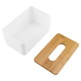 thumbnail image 4 of Caja de Pañuelos Faciales Ecomeon Organizador de Almacenamiento de Bambú Extraíble Rectángulo, 4 of 6