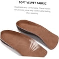 thumbnail image 3 of Huggegwe 2 Paires de Semelles en Liège Orthopédiques Semelles en Liège CJB91-87709, 3 of 9