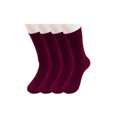 thumbnail image 1 of Calcetines de Nailon Transparente con puños Elásticos para mujer 2 Pares uxcell Borgoña Talla única, 1 of 7