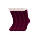 thumbnail image 1 of Calcetines de Nailon Transparente con puños Elásticos para mujer 2 Pares uxcell Borgoña Talla única, 1 of 7