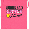 thumbnail image 4 of Inktastic Grandpas Little Pitcher Softball Girls Baby Bodysuit, 4 of 5