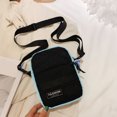 thumbnail image 2 of Bolsa Nylon Hit Color Messenger Bag Deportes Casual Teléfono de hombro (Azul) Likrtyny Para Estrenar, 2 of 9