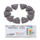 thumbnail image 2 of 10Pcs Carbide Turning Inserts CNC Lathe Insert for Indexable Turning Tool Holder Replacement WCMX040208FX, 2 of 5