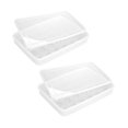 thumbnail image 1 of Huevos rellenos perfectos con facilidad, 2 recipientes transparentes para huevos con tapa con capacidad para 48 huevos, fáciles de transportar, aptos para lavavajillas., 1 of 5