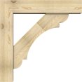 thumbnail image 3 of Ekena Millwork 8"W x 38"D x 38"H Olympic Block Rough Sawn Bracket w/ Offset Brace, Douglas Fir, 3 of 25
