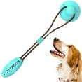 thumbnail image 1 of Pet Food Dispenser Interactive Suction Cup Teeth Cleaning Toy Dog Chew Toy, 1 of 10