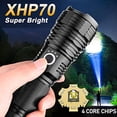 thumbnail image 6 of Rechargeable Flashlights High Lumens, 2000LM LED Super Bright Flashlight with Digital Display, Zoomable Linternas 5 Mode Waterproof Tactical Flashlight for Camping, Hiking & Emergencies, 6 of 9