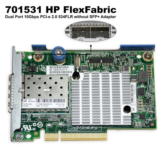 Pre-Owned HP FlexFabric 534FLR-SFP+ Dual 10GbE Network Adapter  701531-001