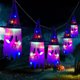 thumbnail image 3 of Lámpara Halloween LED bruja sombreros fantasma Windsock Cosplay adorno colgante (púrpura) Ndcxsfigh Nuevos Originales, 3 of 9