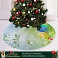thumbnail image 6 of FMSHPON Easter Colorful Eggs Flowers Butterflies Xmas Christmas Tree Skirt Stand Mat for Holiday Party Decoration Indoor Outdoor 36 inches, 6 of 6