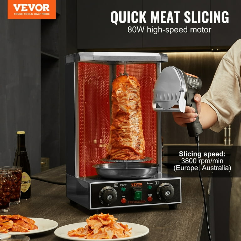 ケバブナイフ KFFKFF Electric Shawarma Knife with 2 Blades Turkish Doner