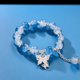 thumbnail image 2 of YYDD Bracelet Butterfly Charm Glass Beads Multicolor, 2 of 6