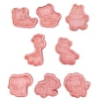 thumbnail image 2 of piezas/1 juego de moldes para hornear, animales del bosque, molde para galletas de dibujos animados, tipo de presión, herramienta para hornear galletas para el hogar, 2 of 8