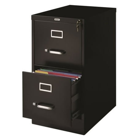 Hirsh 22 In Deep 2 Drawer Vertical Letter File Cabinet Black 2 Drawer Vertical Letter File Cabinet
