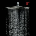 thumbnail image 6 of STARLIGHT- 8" Square Rainfall Stainless Steel Rain Shower Head Bathroom Top Ceiling Sprayer, 6 of 6