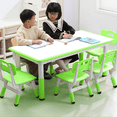 thumbnail image 2 of Ensemble Table pour Enfants et 6 Chaises, Ensemble Table et Chaises pour Tout-Petits à Hauteur Réglable pour 2 à 10 Ans, Table Multi-Activités pour Enfants, 2 of 7