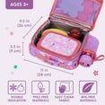 thumbnail image 3 of Bentgo Kids Lunch Bag - Double-Insulated, Reusable Lunch Bag for Kids 3+ with Adjustable Strap; Holds Lunch Box/Water Bottle/Snacks; Easy-Clean, Water-Resistant & Pockets (Fairies), 3 of 7