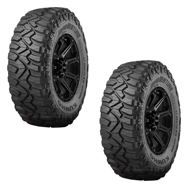 Paquete de 2 llantas 33X12.5 R20 Kumho Road Venture Mt71 119Q
