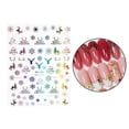 thumbnail image 1 of Navideñas para Decoración de Uñas, Autoadhesivas para Uñas, de Nieve, Palo Navideño para Decoraciones de Uñas Navideñas - DH-195 DH-195 Colorido Macarena Arte de uñas pegatinas, 1 of 8