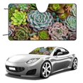 thumbnail image 1 of Plantas Suculentas Parasol para Parabrisas Delantero Protector Plegable, Visera Solar para Auto Bloquea Rayos UV Mantiene tu Vehículo Fresco140cm*76cm, 1 of 6