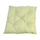 thumbnail image 2 of Cojín para silla de lino 40x40 cm con base antideslizante, lavable, soporte acolchado para sillas de comedor, oficina, interiores y exteriores, en gris, amarillo, verde, azul., 2 of 6