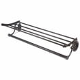 thumbnail image 6 of Classic Traditional Wall Mounted Towel Rack, Polished Chrome, 6 of 7