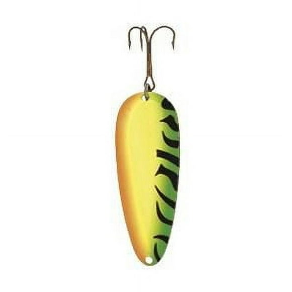 Lucky Strike Devil Bait Spoon - 2.5", 2/5 oz, Fire Tiger, emballé sous blister, paquet de 1. LS DB 2.5" Fire Tiger