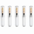 thumbnail image 1 of 5X Mini Pocket-Size Eyedropper Fountain Pen Writing Ink Pen F Nib Ink Pen Portable Mini Pocket Pen Transparent, 1 of 7