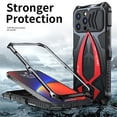 thumbnail image 4 of SaniMore for iPhone 13 Pro Max (6.7" 2021) Case with Tempered Glass Screen Protector PC TPU Hybird Heavy Duty Protective Military-grade Drop Resistant Shockproof Armor Stylish Shell, Camouflage, 4 of 13