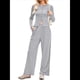 thumbnail image 1 of Conjunto de Chándal de 2 Piezas para Mujer, con Pantalones Acampanados de Yoga y Mangas Largas, Estilo Casual, A Juego. Gris M, 1 of 9