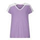 thumbnail image 5 of Fiudx Ofertas Flash Del Día Camiseta Casual de Manga Corta con Cuello En V y Lazo para Mujer, 5 of 6