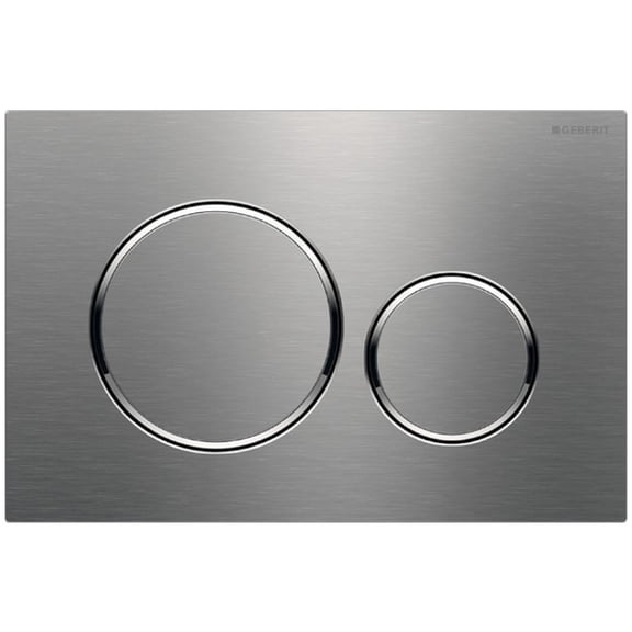 Geberit 115.882.ID.1 Sigma20 Actuator Plate for Dual Flush, Brushed Nickel