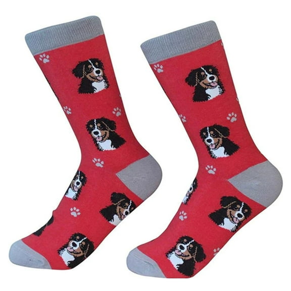 Bernese Mountain Dog Breed Socks Unisex Sock Daddy by E&S Pets
