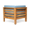 thumbnail image 4 of Noble House Oana Ensemble de Canapé Sectionnel en Forme de U 9 Pcs Coussin Teck/bleu, 4 of 25