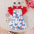 thumbnail image 2 of Toddler Girl Summer Outfits Cami Tops + Plaid Print Wide Leg Pants 2 Pcs Infant Girl Clothes Set Girls Summer Set 0-3 Years,2-3 Years, 2 of 7