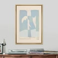thumbnail image 2 of PixonSign Framed Canvas Print Wall Art Serge Poliakoff Blue Pastel Blocks Abstract Shapes Illustrations Fine Art Decorative Minimalist for Living Room, Bedroom, Office - 24"x 36" Natural, 2 of 5
