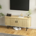 thumbnail image 3 of Veanerwood 47''W Natural Storage Cabinet, 3 of 5