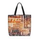 thumbnail image 1 of Fotbe Hand Drawn Vintage Coffee Bolsa Tote con Estampado para Mujer, Bolsos con Cremallera, Bolsa de Hombro Casual de Gran Capacidad con Bolsillos Internos, 1 of 7