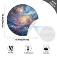 thumbnail image 5 of Round Grid Placemat ,One Sizex6, Round Placemat, PVC Plate Mat，15.4 Inch Non-Slip and Heat Resistant, Table Placemat, Dining Room Placemat Color Milky Way Picture, 5 of 7