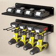 Manual Power Tool Storage Rack Wall, Hanging Floating Tool Rack, Electric Drill Rack, for
