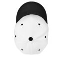 thumbnail image 4 of Falari Wholesale 12-Pack Baseball Cap Adjustable Size Plain Blank Solid Color White/Black, 4 of 6