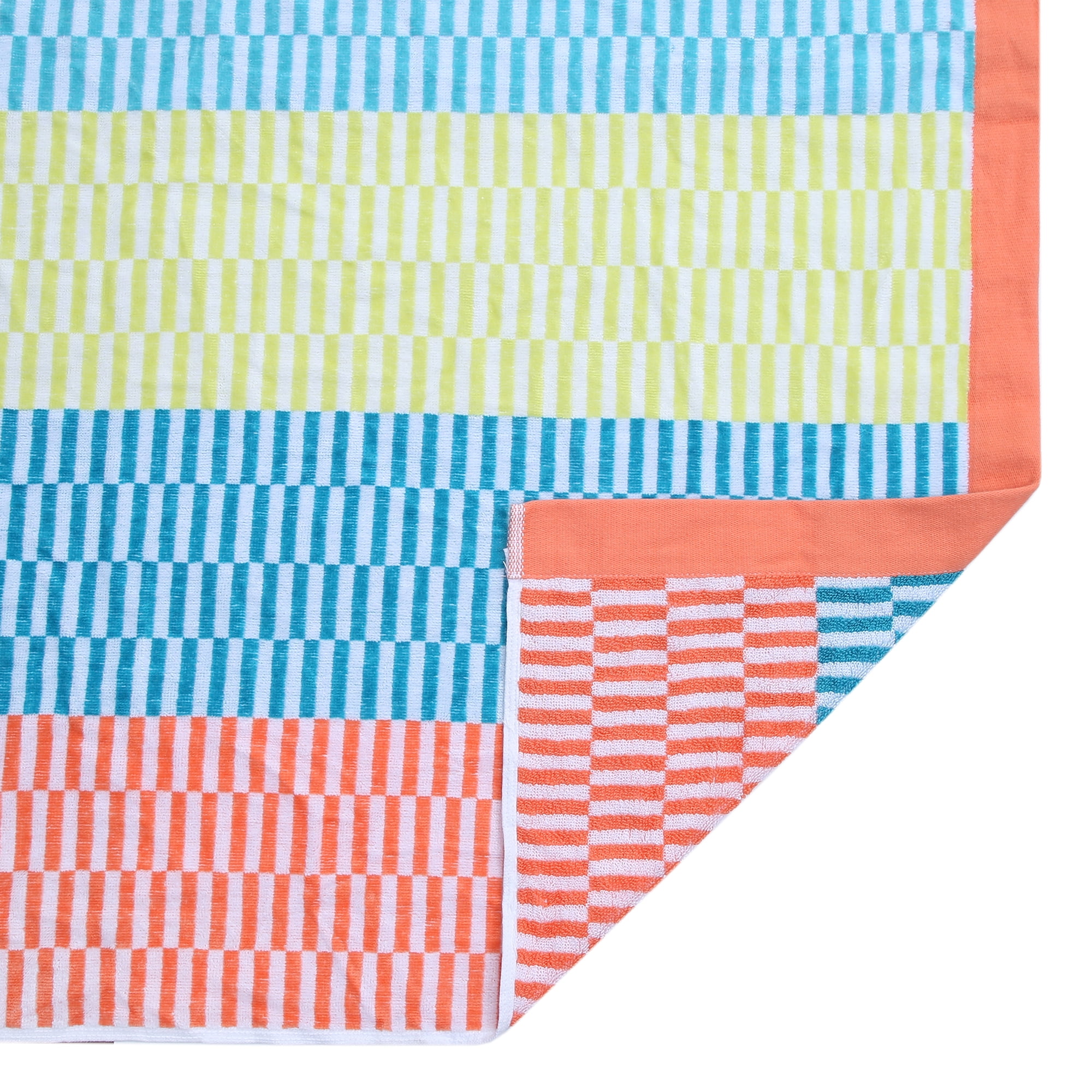 HOMETRENDS Multi Stripe Cotton Beach Towel