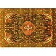 thumbnail image 1 of Ahgly Company Indoor Rectangle Persian Yellow Traditional Area Rugs, 7' x 9', 1 of 4