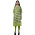 thumbnail image 2 of Moomaya Indian Women Cotton Side Slit Kurtis Printed Bollywood Designer Kurta, 2 of 6