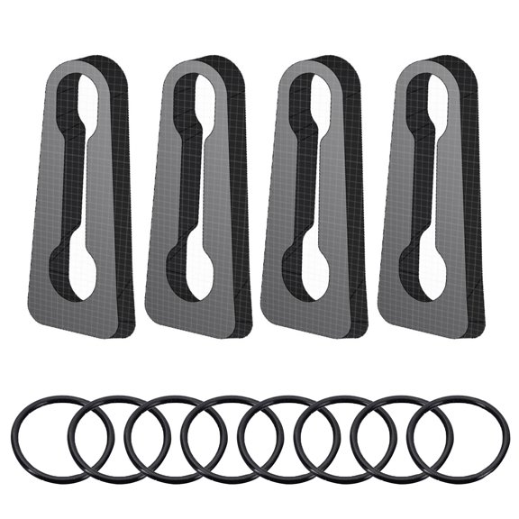 Car Door Lock Shock Absorb Soundproof Pads Auto Door Lock Damper Buffers for Reducing Noise & Vibration for Car