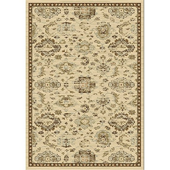 Safavieh Florenteen 9' X 12' Power Loomed Rug in Ivory and Brown
