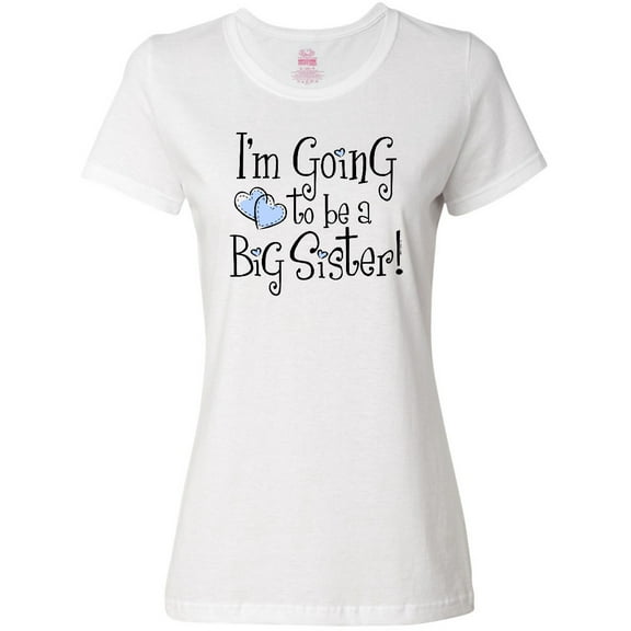 Inktastic Heart New Big Sister Women's T-Shirt