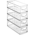 thumbnail image 2 of Set Of 8 Stackable Plastic Food Storage Bins, 2 of 3