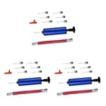 thumbnail image 1 of maskred 1/2/3/5 Pump Inflator Tool Flexible Inflating Needle Kit Multi-purpose Sturdy Hand Air Pumps for Football Volleyball Balloon Using 16*3.4*3.4cm,Type 1 3PCS, 1 of 6