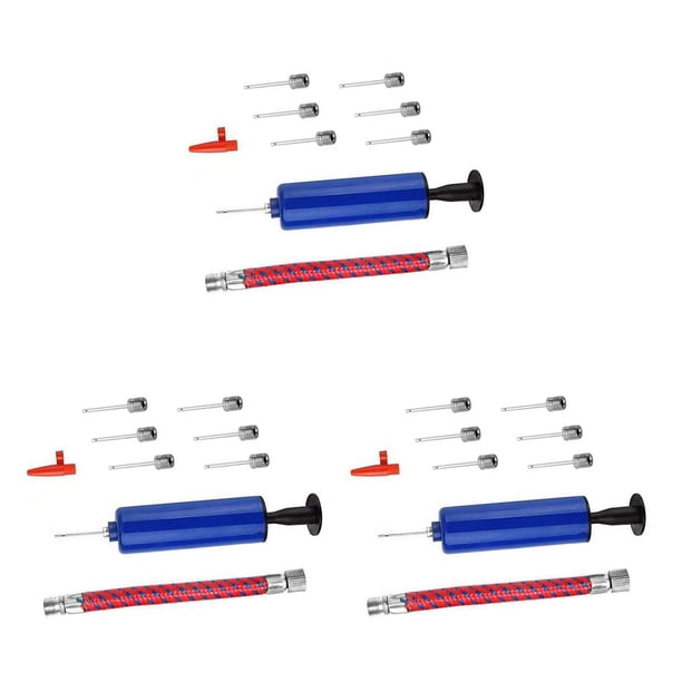 Juego de Bomba de bola Soidarity 10 piezas Inflador manual con manguera de aire CBP114409